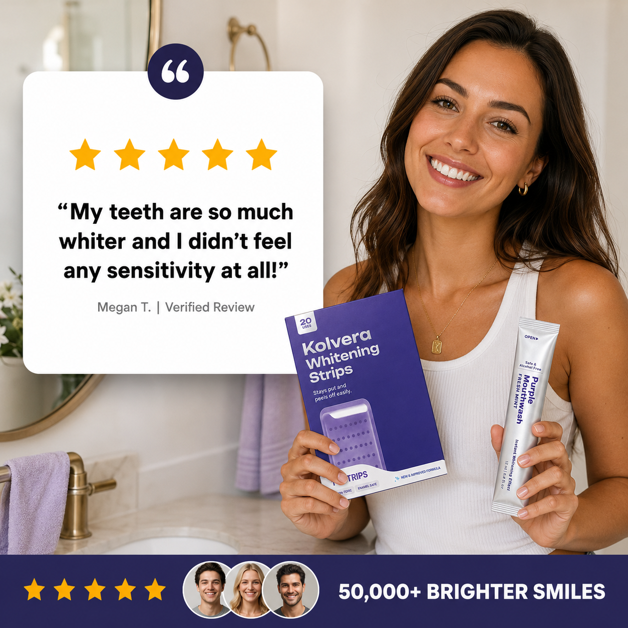Kolvera™ Purple Whitening Strips